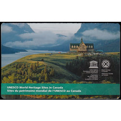 canada stamp bk booklets bk624 unesco world heritage sites in canada 2015