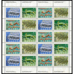 canada stamp 1309a prehistoric life in canada 2 1991 m pane bl