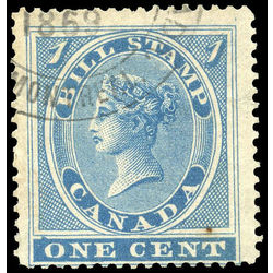 canada revenue stamp fb1 first bill issue 1 1864