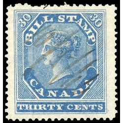 canada revenue stamp fb12 first bill issue 30 1864