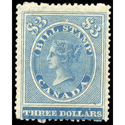 canada revenue stamp fb17 first bill issue 3 1864