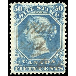 canada revenue stamp fb32 second bill issue 50 1865