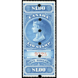 canada revenue stamp fsc5 queen victoria 1 1876