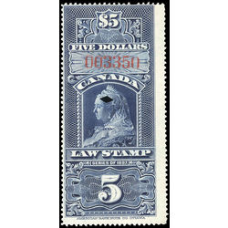 canada revenue stamp fsc9 queen victoria 5 1897