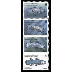 comoros stamp 833 world wildlife fund 1998