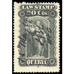 canada revenue stamp ql37 law stamps 60 1893