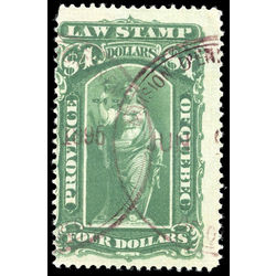 canada revenue stamp ql49 law stamps 4 1893