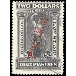 canada revenue stamp ql95 overprints on law stamps 2 1923