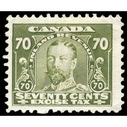 canada revenue stamp fx11 george v excise tax 70 1915