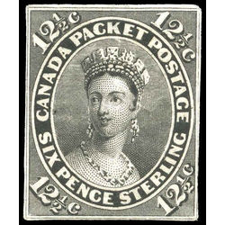 canada stamp 18tcix queen victoria 12 1859 m vf 001