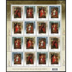 canada stamp 2383a four indian kings 2010 m pane