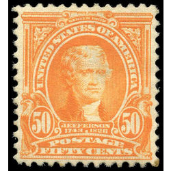 us stamp postage issues 310 jefferson 50 1902 m 001
