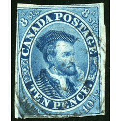 canada stamp 7 jacques cartier 10d 1855 u f 004