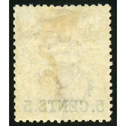 british columbia vancouver island stamp 9 surcharge 1867 m f 001