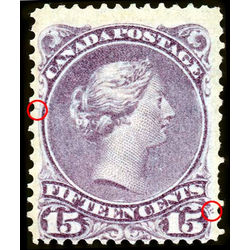 canada stamp 30iii queen victoria 15 1868