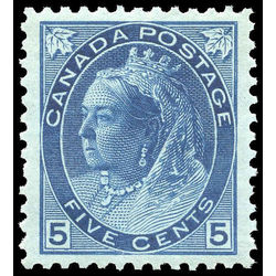 canada stamp 79b queen victoria 5 1899 m vfnh 001