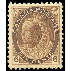 canada stamp 80 queen victoria 6 1898 m vfnh 001