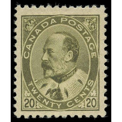 canada stamp 94 edward vii 20 1904 m vf 001