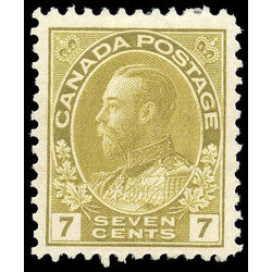 canada stamp 113v king george v 7 1916