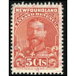 canada revenue stamp nfr16a king george v 5 1910