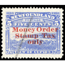 canada revenue stamp nfm1a money order tax 5 1914
