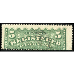 canada stamp f registration f2ii registered stamp 5 1875