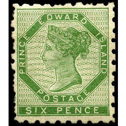prince edward island stamp 3 queen victoria 6d 1861 m f 001
