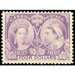 canada stamp 64 queen victoria diamond jubilee 4 1897 M VF 004