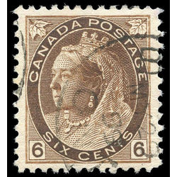 canada stamp 80 queen victoria 6 1898 u vf 003
