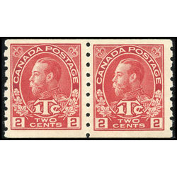 canada stamp mr war tax mr6iipa war tax coil pair 1916 m vfnh 001