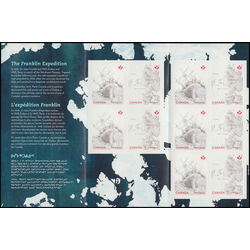 canada stamp bk booklets bk626 the franklin expedition 2015