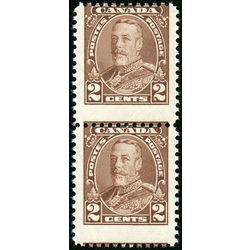 canada stamp 218 king george v 2 1935 m vfnh pair shift