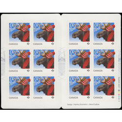 canada stamp bk booklets bk634 moose 2015