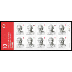 canada stamp bk booklets bk637 queen elizabeth ii 2016