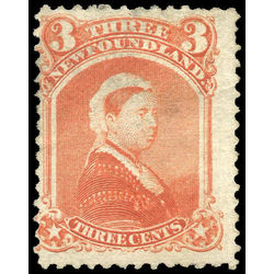 newfoundland stamp 33 queen victoria 3 1870 m f 005