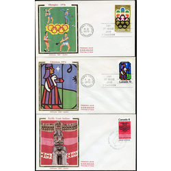 30 different first day covers on colorano silk cachets from 1973 01 31 to 1974 03 22