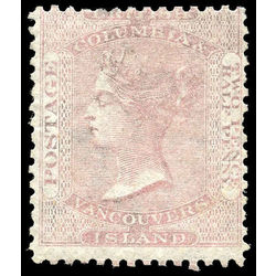 british columbia vancouver island stamp 2a queen victoria 2 d 1860 m f 003