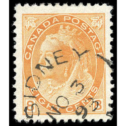 canada stamp 82 queen victoria 8 1898 u vf 004