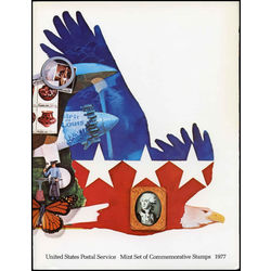 1977 usps commemorative stamp collection