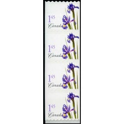 canada stamp 2074 purple dutch iris 1 45 2004 m vfnh strip 4