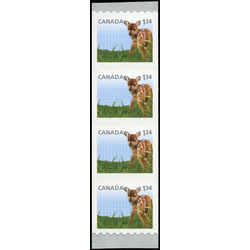canada stamp 2606 fawn 1 34 2013 m vfnh strip 4