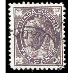 canada stamp 73 queen victoria 10 1897 u f vf 003