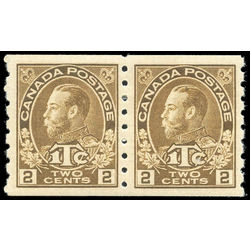 canada stamp mr war tax mr7apa war tax coil pair 1916 m vf 001