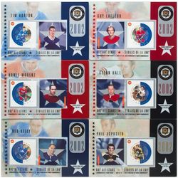 nhl all stars stamp cards third issue