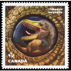 canada stamp 2924 troodon inequalis from ab 2016