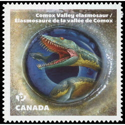 canada stamp 2928 comox valley elasmosaur from bc 2016