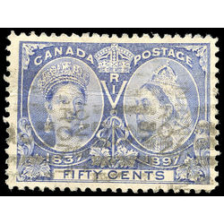 canada stamp 60 queen victoria diamond jubilee 50 1897 U VF 004