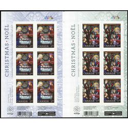 canada stamp 2494b christmas stained glass 2011