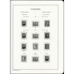 lighthouse canada hingeless stamp album blue