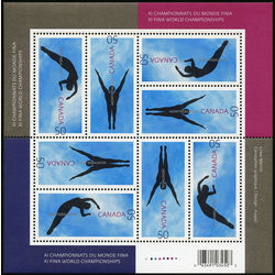 canada stamp 2114a xi fina world championships 2005 m pane